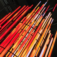 Lumières à flamme dynamique pour intérieur et extérieur, centre commercial, plaza, lumières variables programmables, installation artistique