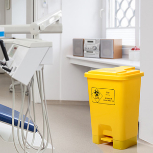 Bán Chạy Nhất Giá Rẻ 15l Vàng Nhựa Y Tế Thùng Rác Với <span class=keywords><strong>Pedal</strong></span> Cho Bệnh Viện - Product Image 4