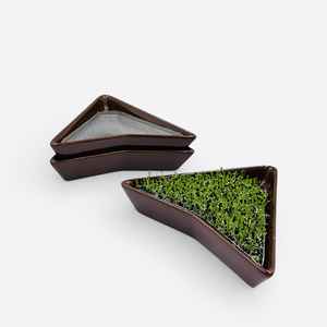 Kit de démarrage moderne pour herbe à chat d'intérieur avec plateaux de culture en céramique réutilisables de haute qualité et jardinière suspendue pour <span class=keywords><strong>chats</strong></span> - Product Image 5