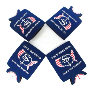 <b>Collapsible</b> Foldable Can Cozy Beer Coolies Stubby Holder Neoprene Can Cooler with Custom Logo s - Product Image 6