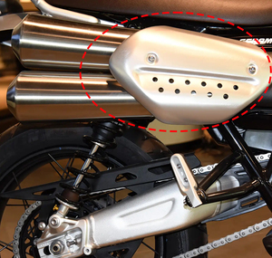Cubierta de Punta de Silenciador de Escape para Motocicleta, de Fibra de Carbono 100% Seca, Autoclave 3K, para <span class=keywords><strong>Triumph</strong></span> Scrambler 1200 XC/XE - Product Image 2