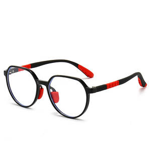 Montura de <span class=keywords><strong>gafas</strong></span> de bebé Classic Oval TR90 Marco óptico para niños Adolescentes Deporte Anti Blue Light <span class=keywords><strong>Gafas</strong></span> Patrón sólido - Product Image 2
