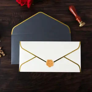 Оптовая продажа пользовательский размер логотипа цвет небольшой конверт бумажный конверт конверты