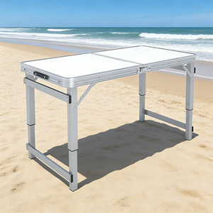 Table de pique-nique pliable portable de 6 pieds pour événements et locations – Banc de jardin pliable - Product Image 3