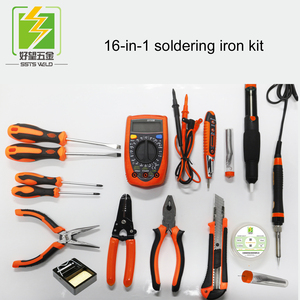 ชุดเครื่องมือเชื่อมไฟฟ้า SSTS-SIS-06 16 in 1 110v 220v 60w พร้อมหัวแร้งบัดกรีไฟฟ้าปรับอุณหภูมิได้ - Product Image 6
