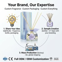 Services de personnalisation, fabricant OEM de diffuseurs à bâtonnets, fourniture d'huile parfumée 130 ml pour commandes en gros