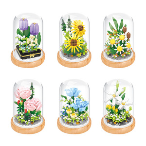 Mới Được Thiết Kế Nhựa Hoa Trong Chai Mô Hình Đồ Chơi Trẻ Em Của Giáo Dục Giáo Dục Sớm Xây Dựng Khối Bán Buôn - Product Image 4