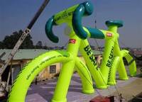 Modèle de moto gonflable publicitaire professionnel pour la décoration de centres commerciaux, fourni par l'usine pour la promotion