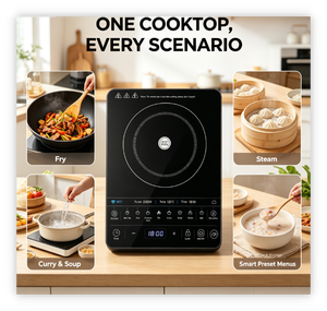 Table de cuisson à induction WiFi IOT sécurisée pour enfants avec arrêt à distance par smartphone - Product Image 5