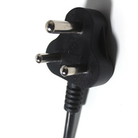 Cordon d'alimentation CORD CD-PDINC5 de bonne qualité en cuivre pur PVC 0,75 mm, prise C5, pour ordinateur portable, marché indien, noir