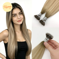 Meilleurs fournisseurs de cheveux Fasimei en Chine, extensions de cheveux humains vierges européens pré-collées, micro-liens, couleur claire, lisses, sans nœuds