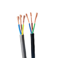 Kabel Listrik Multi Inti Berinti Tembaga Tahan Api NH-RVV Berisolasi PVC dengan Peringkat IP20 untuk Kelistrikan dan Perkabelan Bangunan