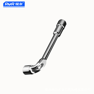 Rur L Type <b>Socket</b> Wrench 8 <b>19mm</b> Metric Through Hole Chrome Vanadium Steel Wrench For Pipe And Mechanical Repair - Product Image 1