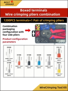 Hsc8 6-4a Mini Ferrule <span class=keywords><strong>Crimper</strong></span> Công Cụ Thép Hình Ống Thiết Bị Đầu Cuối <span class=keywords><strong>Crimper</strong></span> Kìm Hộ Gia Đình Điện Kit Với Hộp - Product Image 3