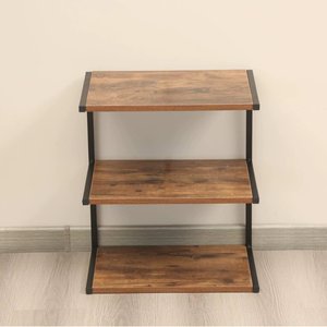 Estante arqueado montado en la pared <span class=keywords><strong>para</strong></span> almacenamiento en el hogar, muebles de <span class=keywords><strong>cocina</strong></span> de madera de plástico y soporte de libros <span class=keywords><strong>para</strong></span> estantes de pared de <span class=keywords><strong>cocina</strong></span> - Product Image 2
