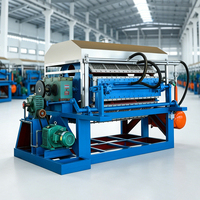 Machine voor het maken van eiertrays van afvalpapierpulp, machine voor het vormen van pulp uit gerecycled papier, machine voor het maken van kartonnen fruit- en eiertrays