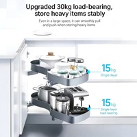 Meuble de cuisine en forme de L avec panier coulissant, évier, robinet |   RTA pour cuisines modernes australiennes