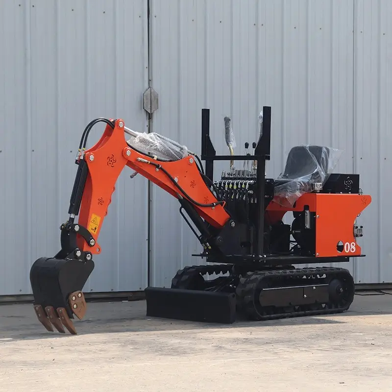 TX-08-C Free shipping to port 800 kg Mini Excavator 0.8 ton hydraulic crawler excavator cheap price for sale