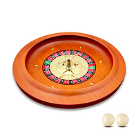 Pas encore d'avis Ensemble de jeu de table professionnel 11 pouces en bois massif Casino Roulette Wheel Machine pour adultes Party Drinking Game