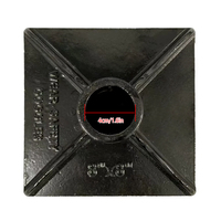 Compacteur manuel en fonte robuste de 8 pouces, qualité industrielle, pour travaux de construction et d'aménagement de jardin, vente en gros d'usine, OEM