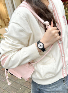 <span class=keywords><strong>Orologio</strong></span> al Quarzo con Doppio Calendario, Stile Minimalista Impermeabile in <span class=keywords><strong>Bianco</strong></span> e Nero, Orologi da <span class=keywords><strong>Donna</strong></span> e da Uomo - Product Image 4