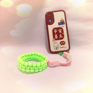 Mobile Phone Strap <b>Braided</b> Wristband Colorful Keychain <b>Accessory</b> For Phone And Keys - Product Image 1