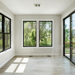 หน้าต่างบานเลื่อนอลูมิเนียมอัลลอยด์แบบรวมรุ่น GREATMEN  ขอบบางพิเศษ  พร้อมฉนวนกันความร้อน กระจกสองชั้น ป้องกันพายุเฮอริเคน ประหยัดพ<span class=keywords><strong>ลัง</strong></span>งาน - Product Image 6