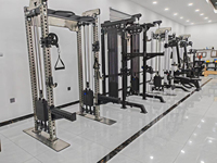 Rack à Squat Commercial pour Salle de Sport, Équipement de Fitness Multifonctionnel, Power Cage, Smith Machine