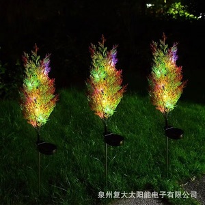 Solar Garden <b>Light</b> LED Pine <b>Tree</b> Decorative Outdoor Lawn Lamp Water Resistant Portable Solar Powered - Product Image 4