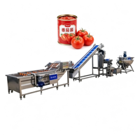 Automatische fruitjam productielijn, kook-, meng- en vulmachines voor snoepgoed en bakkerijen