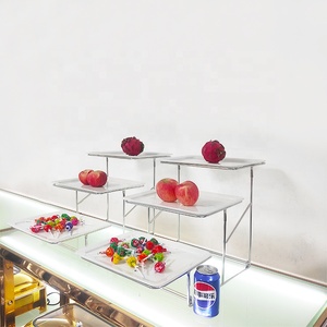 Articles <span class=keywords><strong>de</strong></span> restauration pour buffet santé 3 niveaux pierres précieuses apéritif salade fruits <span class=keywords><strong>de</strong></span> <span class=keywords><strong>mer</strong></span> plateaux à fruits support <span class=keywords><strong>plateau</strong></span> <span class=keywords><strong>de</strong></span> service en céramique porcelaine blanche - Product Image 1