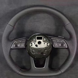 <span class=keywords><strong>Volante</strong></span> de Fibra de Carbono y Cuero Personalizado de Fábrica para <span class=keywords><strong>Audi</strong></span> B8 A3 A5 A6 A6L <span class=keywords><strong>A4</strong></span> A4L C8 Q5 Q7 TT RS4 RS5 S4 S5 B9 C7 C6 C8 - Product Image 1