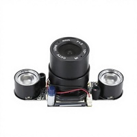 Module de caméra Raspberry Pi 5 mégapixels avec commutation automatique jour/nuit IR et vision nocturne avec lumière infrarouge.