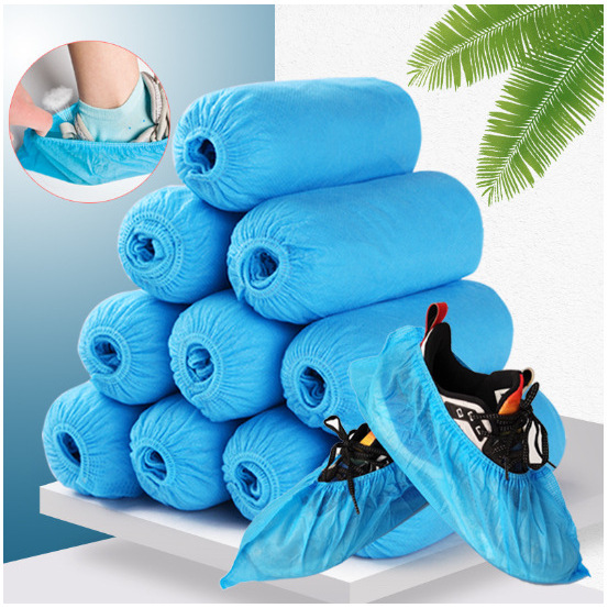 Blue shoe covers (10 pieces)