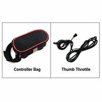 Kit de conversion pour vélo électrique Fat Bike avec moteur de moyeu arrière 48V 500W, câble étanche, accélérateur à pouce et assistance au pédalage (PAS)