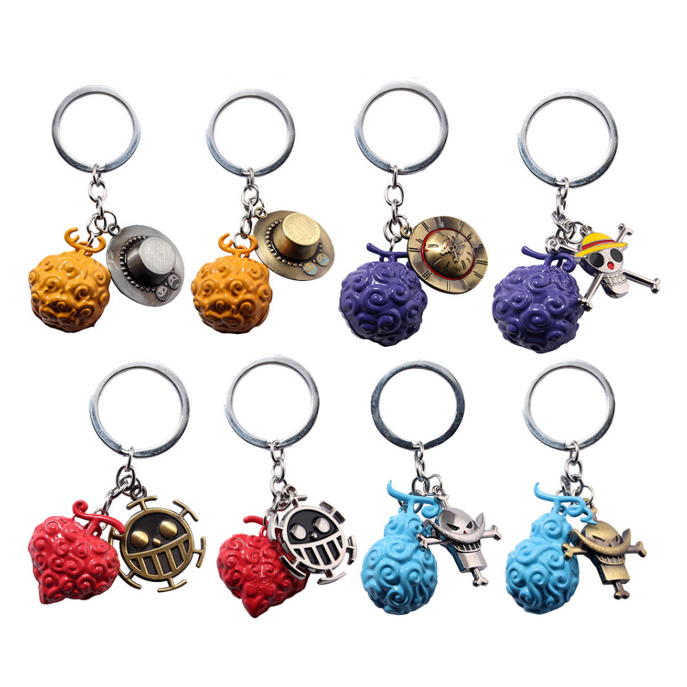 Llavero De Goma De Monkey D. Luffy – One Piece, Colgante Anime Resistente Y Ligero, Ideal Para Regalar A Fans De La Serie