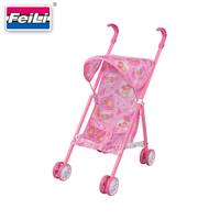 Feili petit et bon marché modèle bébé poupée poussette jouets poupée poussette landaus et poussettes