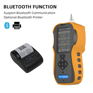 เครื่องวิเคราะห์ก๊าซ VOC หลายแบบพกพา, เครื่องตรวจจับก๊าซ SF6โอโซน O3หน้าจอแสดงผล LCD 6in1 NH3 - Product Image 4