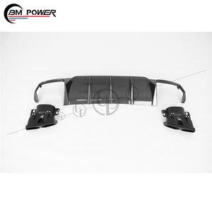 Kit carrosserie de haute qualité pour E-CLASS W212 E63/E63S 2014, pare-chocs avant et arrière avec diffuseur et embouts d'échappement, compatible avec le modèle en fibre de carbone - Product Image 3