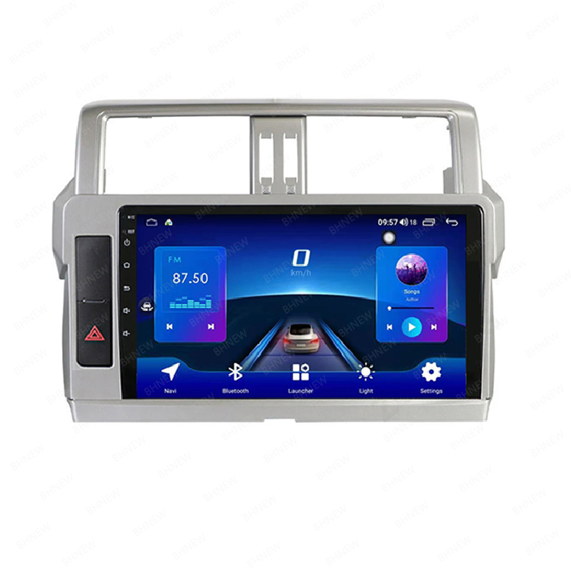 Автомобильный видеоплеер на Android для Toyota LAND CRUISER PRADO 150 2013-2017, сенсорный экран, стерео плеер, навигация GPS, без DVD, 2din