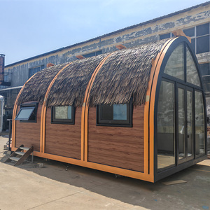 Casa Prefabricada con Estructura de Madera, Paneles Sándwich, Diseño Moderno, Resistente al Fuego e Impermeable, para Uso <span class=keywords><strong>en</strong></span> Hoteles/Villas, Fácil Instalación - Product Image 2