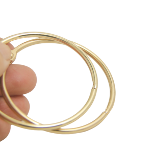 Bague <span class=keywords><strong>de</strong></span> <span class=keywords><strong>reliure</strong></span> <span class=keywords><strong>de</strong></span> livre <span class=keywords><strong>de</strong></span> bureau en fer <span class=keywords><strong>de</strong></span> 2 pouces, couleur or clair, bague à feuilles mobiles - Product Image 4