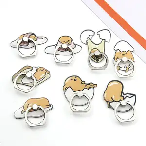 Holder for Galaxy S Smart Grip Phone Key Ring Mobile Finger Bracket Stand Cute Cartoon Gudetama Lazy Egg for Iphone Ipad Samsung