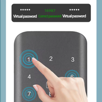 Serrure de porte intelligente sans fil WiFi avec empreinte digitale, mot de passe numérique, application Tuya, poignée électronique haute sécurité Volibel pour porte en bois