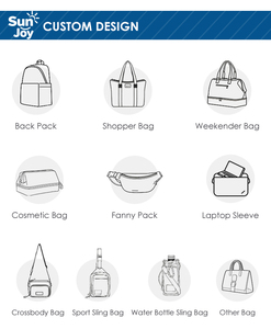 Borsa a Tracolla Mini Impermeabile in Nylon per Cellulare con Logo Personalizzato, Elegante Borsa Messenger per Donne - Product Image 5