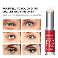 Stick Contour des Yeux au Rétinol Marque Blanche Hydratant Anti-Âge Raffermissant Éclaircissant Baume Contour des Yeux Réduit les Cernes Soin Hydratant pour les Yeux
