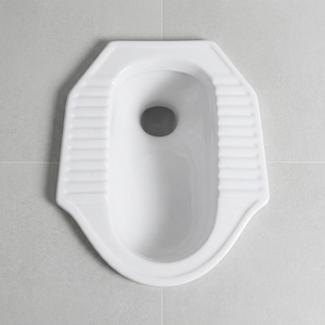 VIstaar-sartén sanitaria semitrampa para baño, baño blanco, para sentadillas, baño de Tailandia, Tailandia, Vietnam - Product Image 6