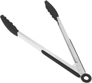 <span class=keywords><strong>12</strong></span>-Zoll-Silikon-Lebensmittelzange Antihaft-Utensil mit hoch hitze beständigen Spitzen zum Servieren von Servier zangen - Product Image 3