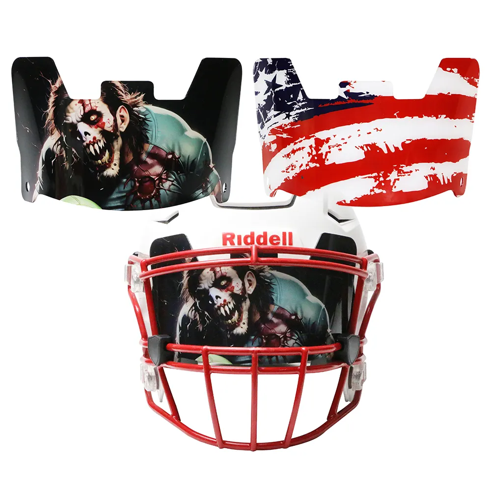 Universelles American Football Helm Visier für Display Fit Rugby Helm Augenschutz Visier