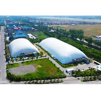 Dôme de football gonflable d'extérieur, structure autoportante, hall, bâtiment gonflable, entrepôt, dômes sportifs